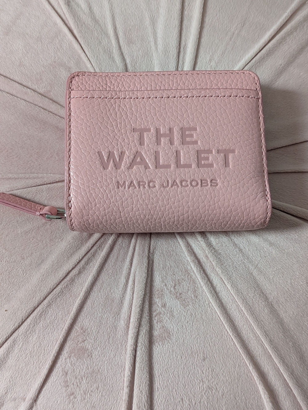 Marc Jacobs Medium Leather Tote Bag Matching Set In Ribbon Pink With Wallet ππ - Picture 13 of 15